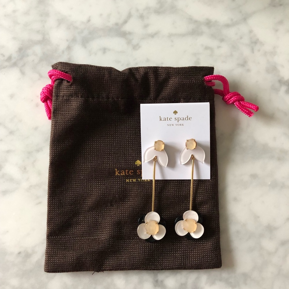 Kate Spade Flower Drop Earrings